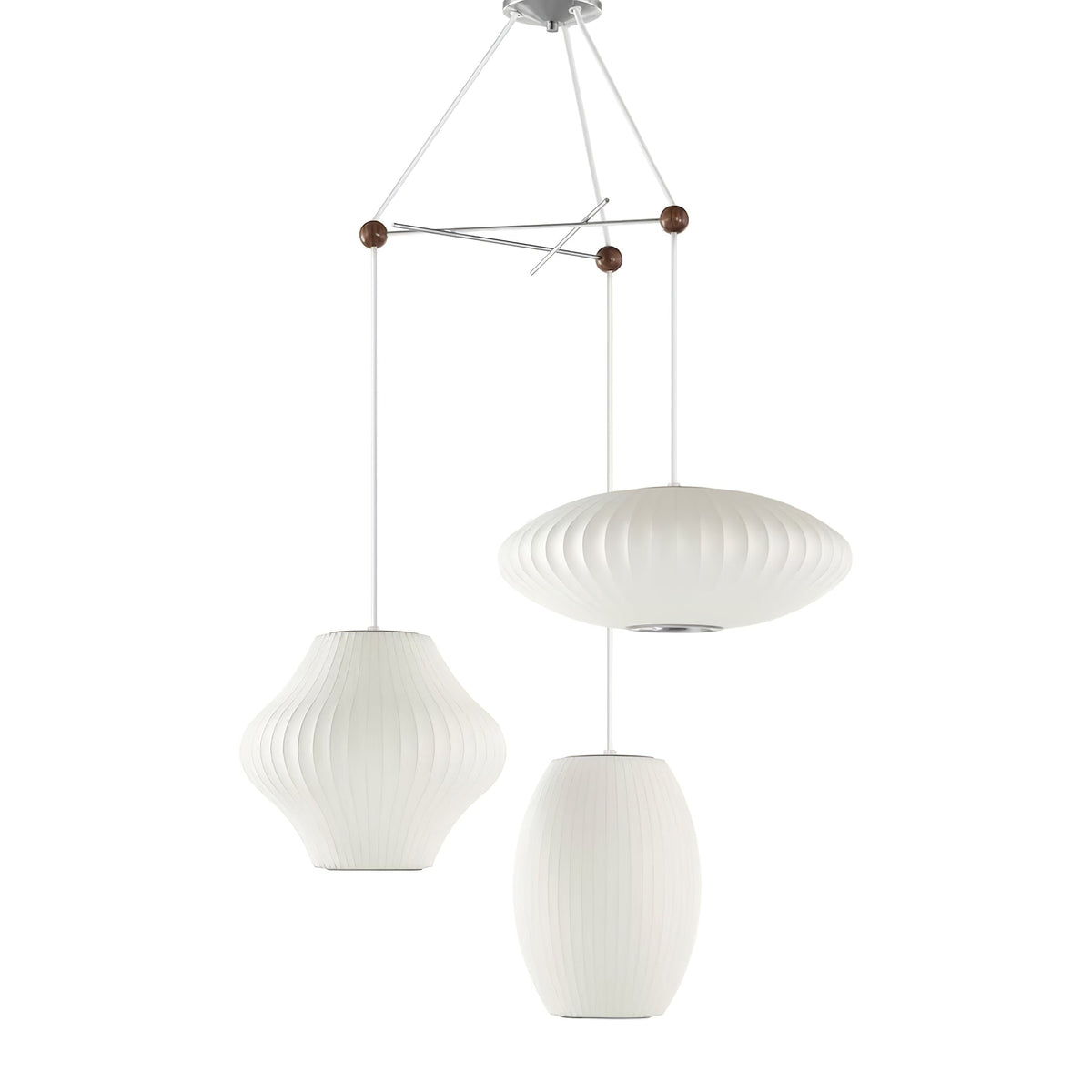 Fisoren Moderne hanglamp van zijde