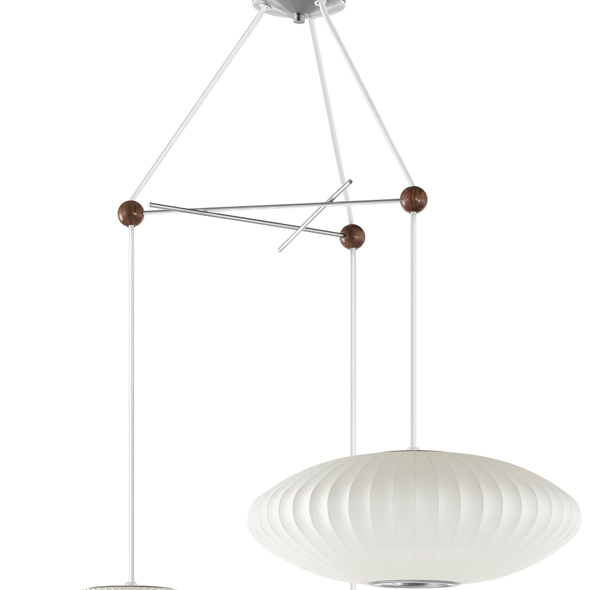 Fisoren Moderne hanglamp van zijde