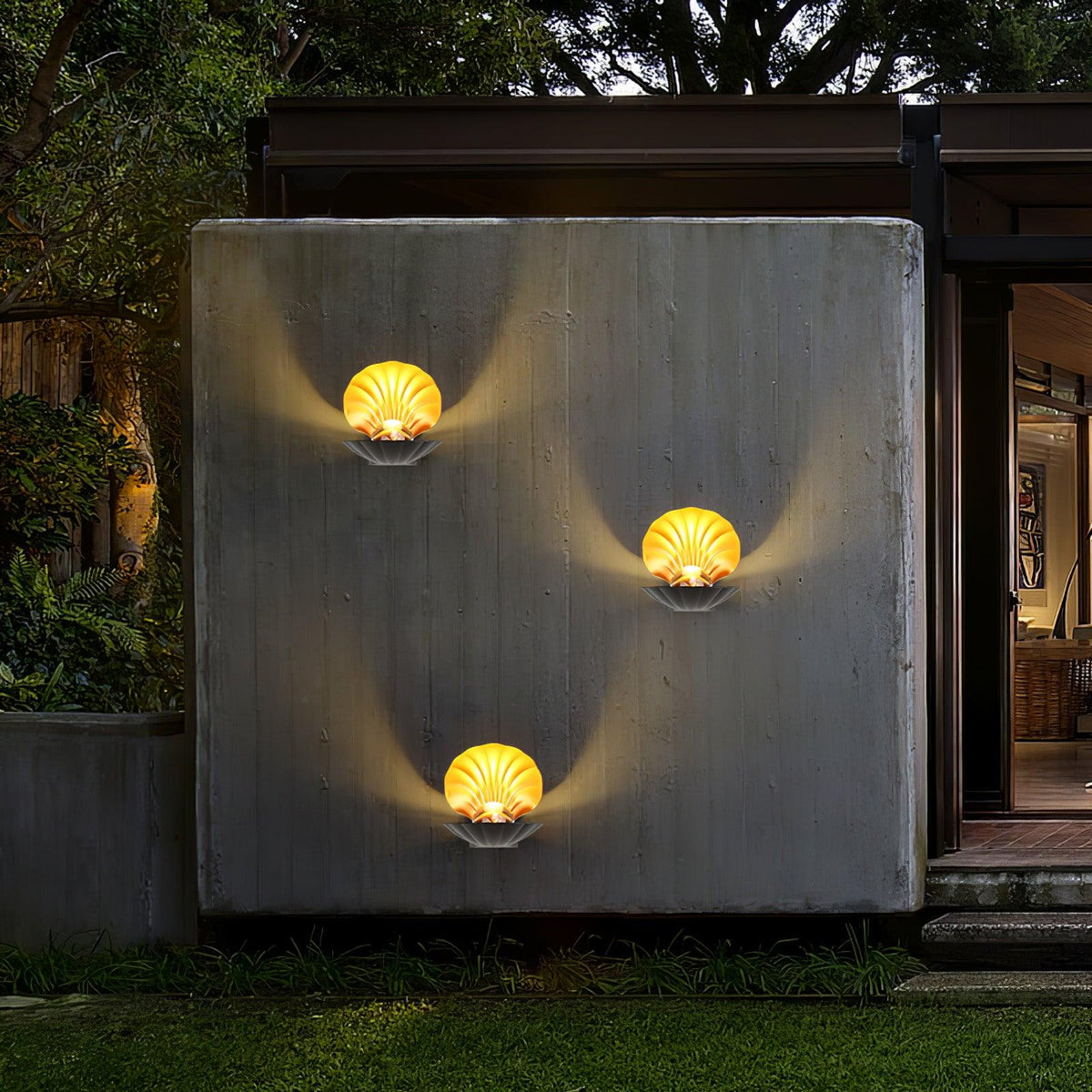 Lumieria wandlamp Pearl Clam
