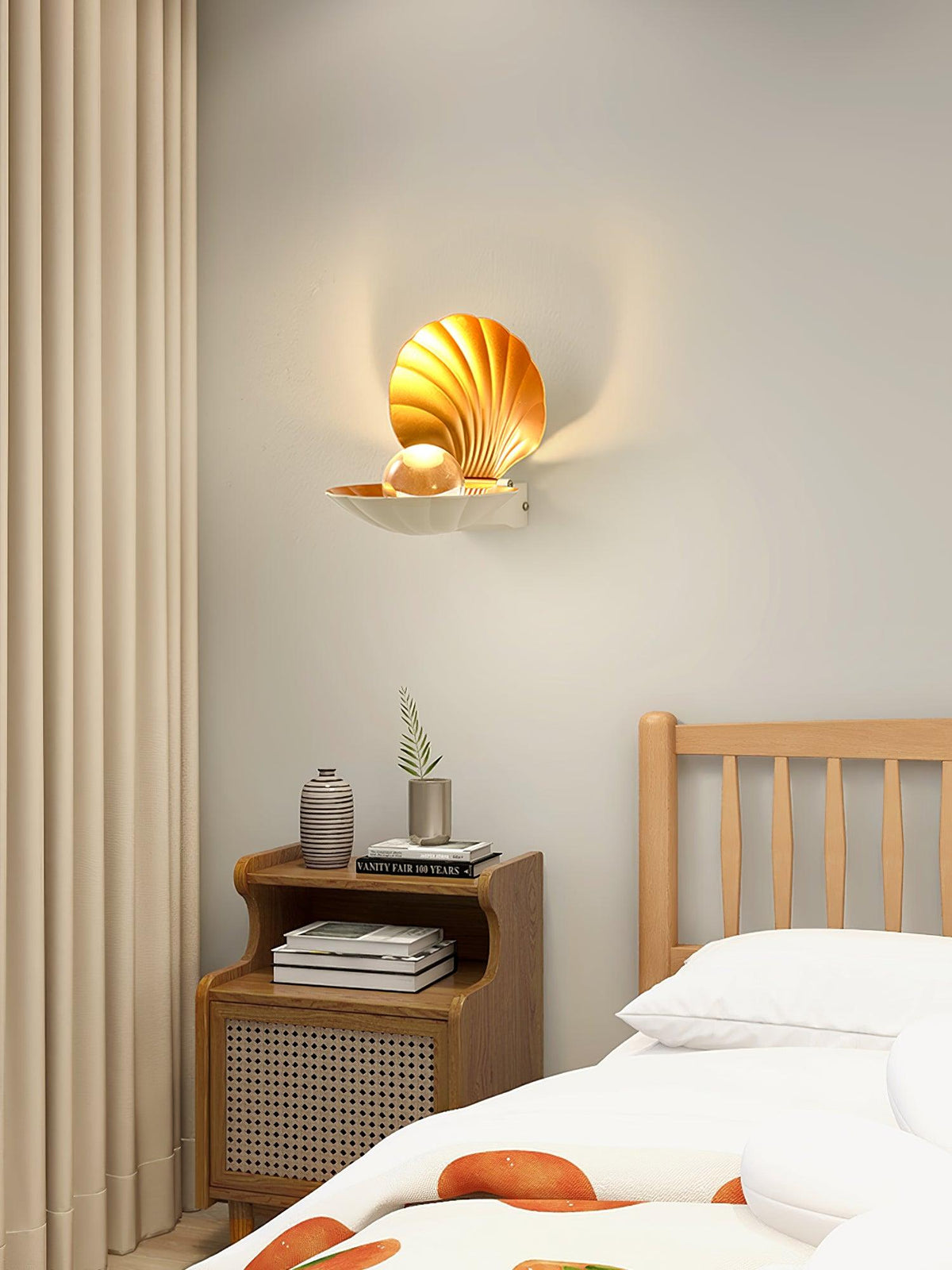 Lumieria wandlamp Pearl Clam