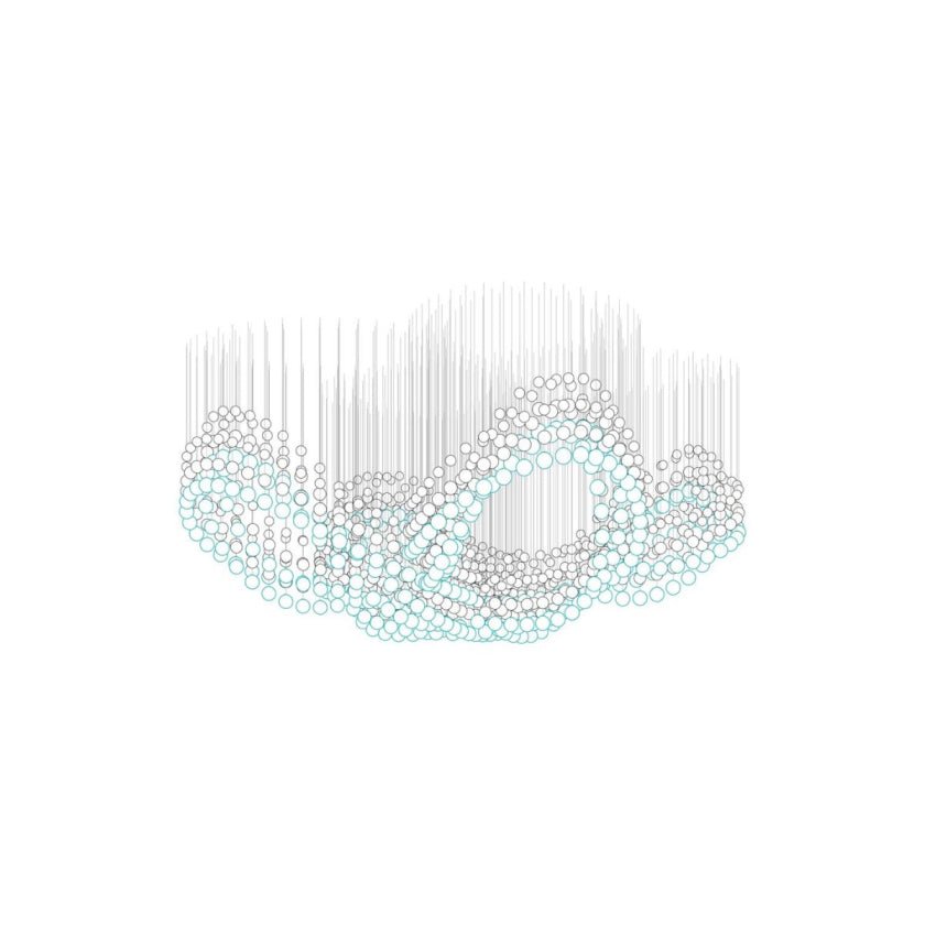 Pearl Veil Couture Cascade Customize Kroonluchter