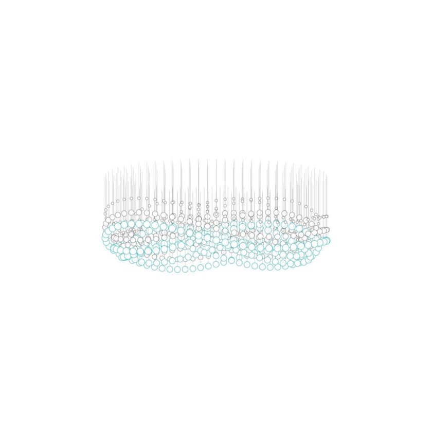 Pearl Veil Couture Cascade Customize Kroonluchter