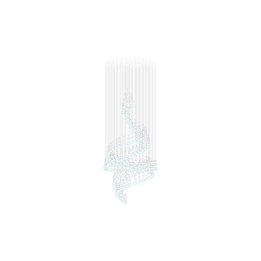Pearl Veil Couture Cascade Customize Kroonluchter