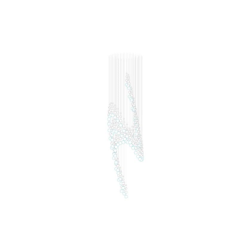 Pearl Veil Couture Cascade Customize Kroonluchter