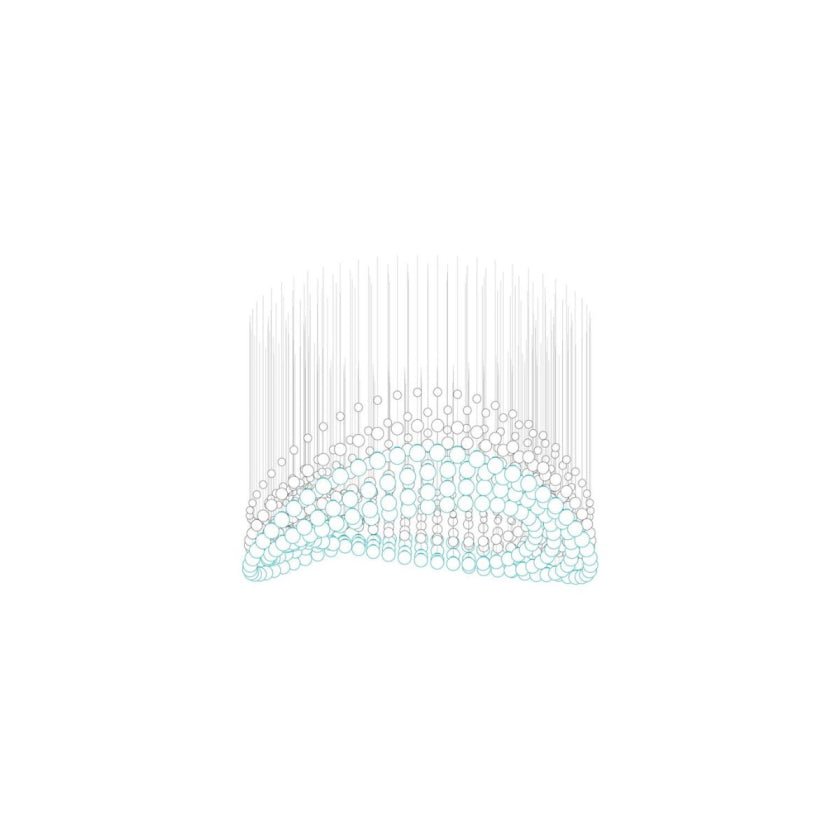 Pearl Veil Couture Cascade Customize Kroonluchter