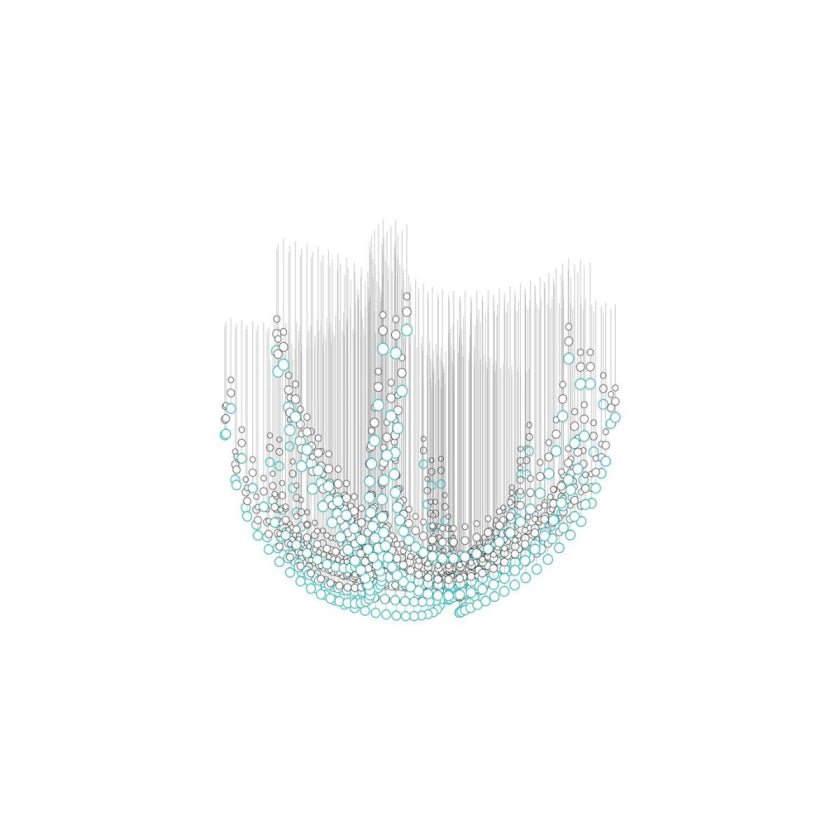 Pearl Veil Couture Cascade Customize Kroonluchter