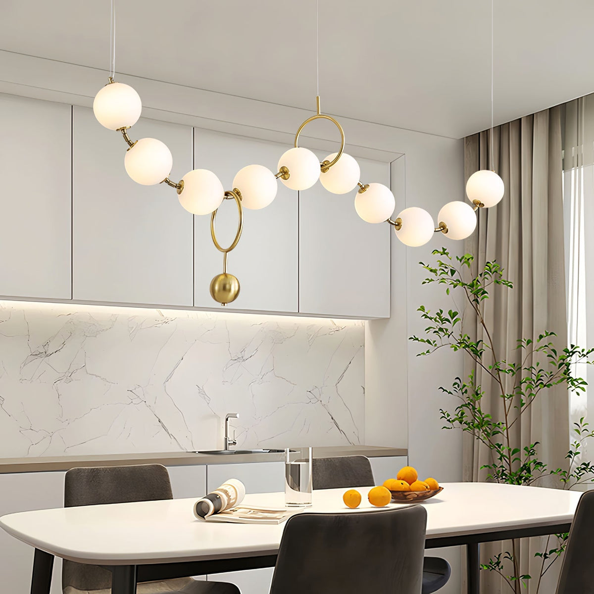 Eirinielle Hanglamp Halsketting Glas