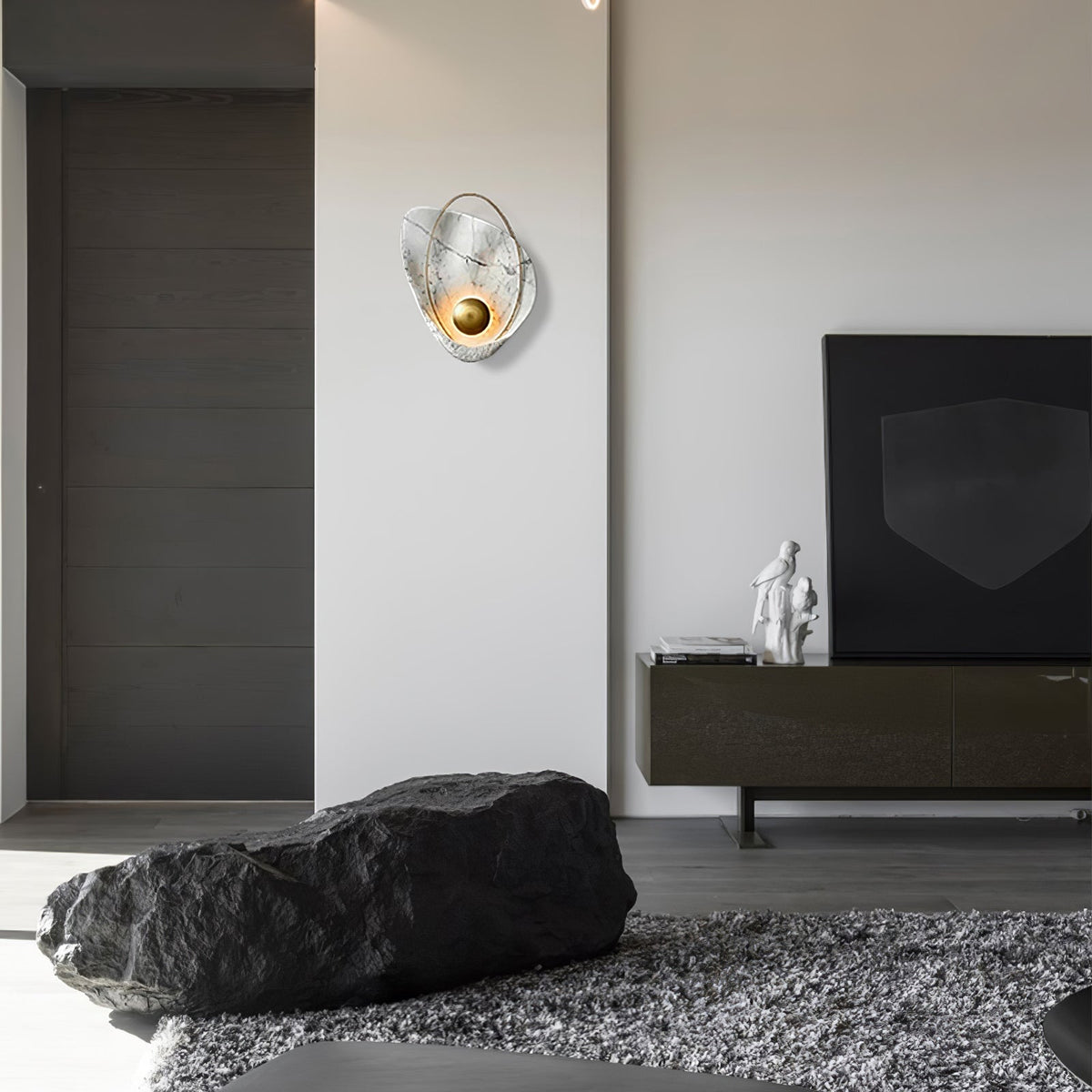 Vethaora Premium Noordse kunst Pearl hars wandlamp