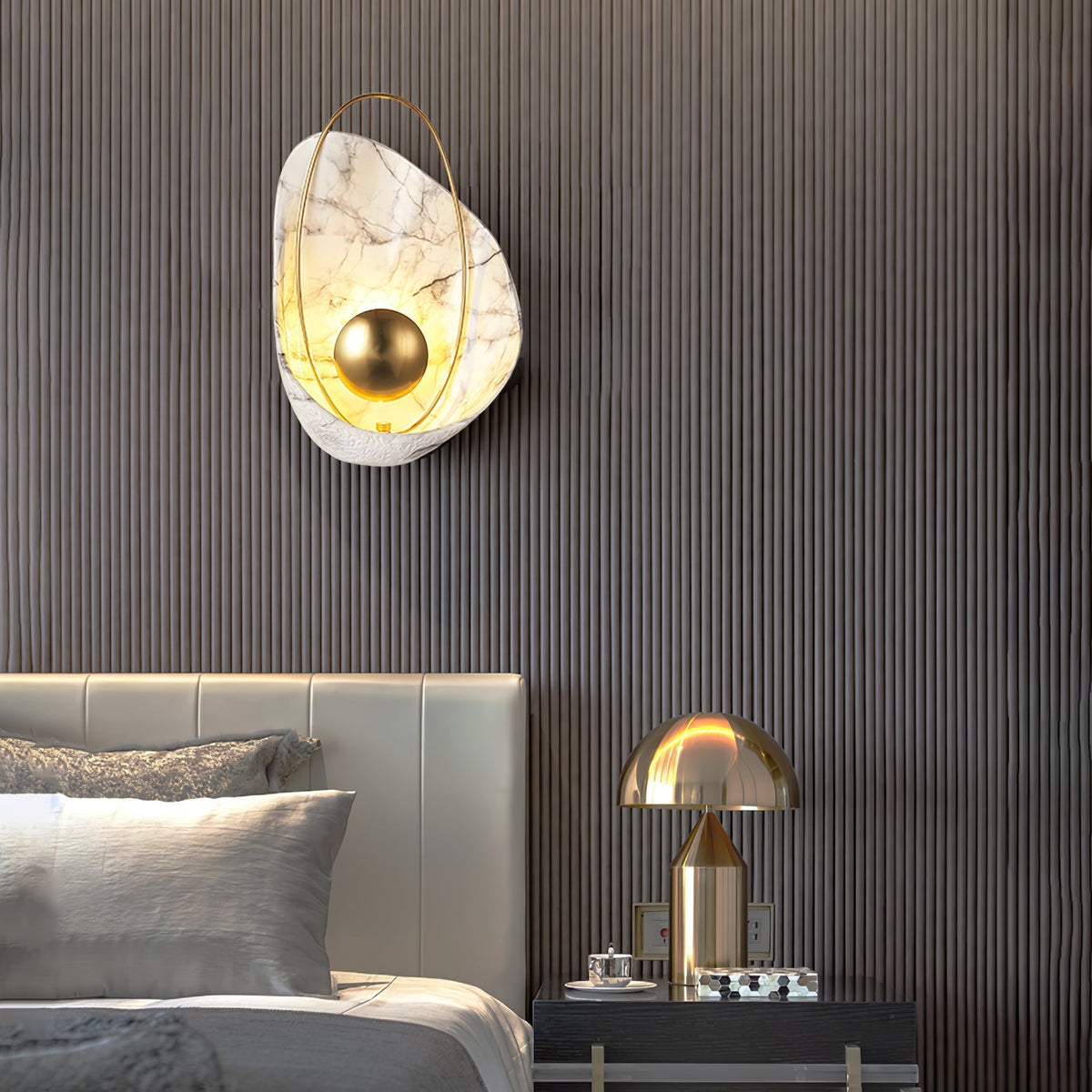 Vethaora Premium Noordse kunst Pearl hars wandlamp