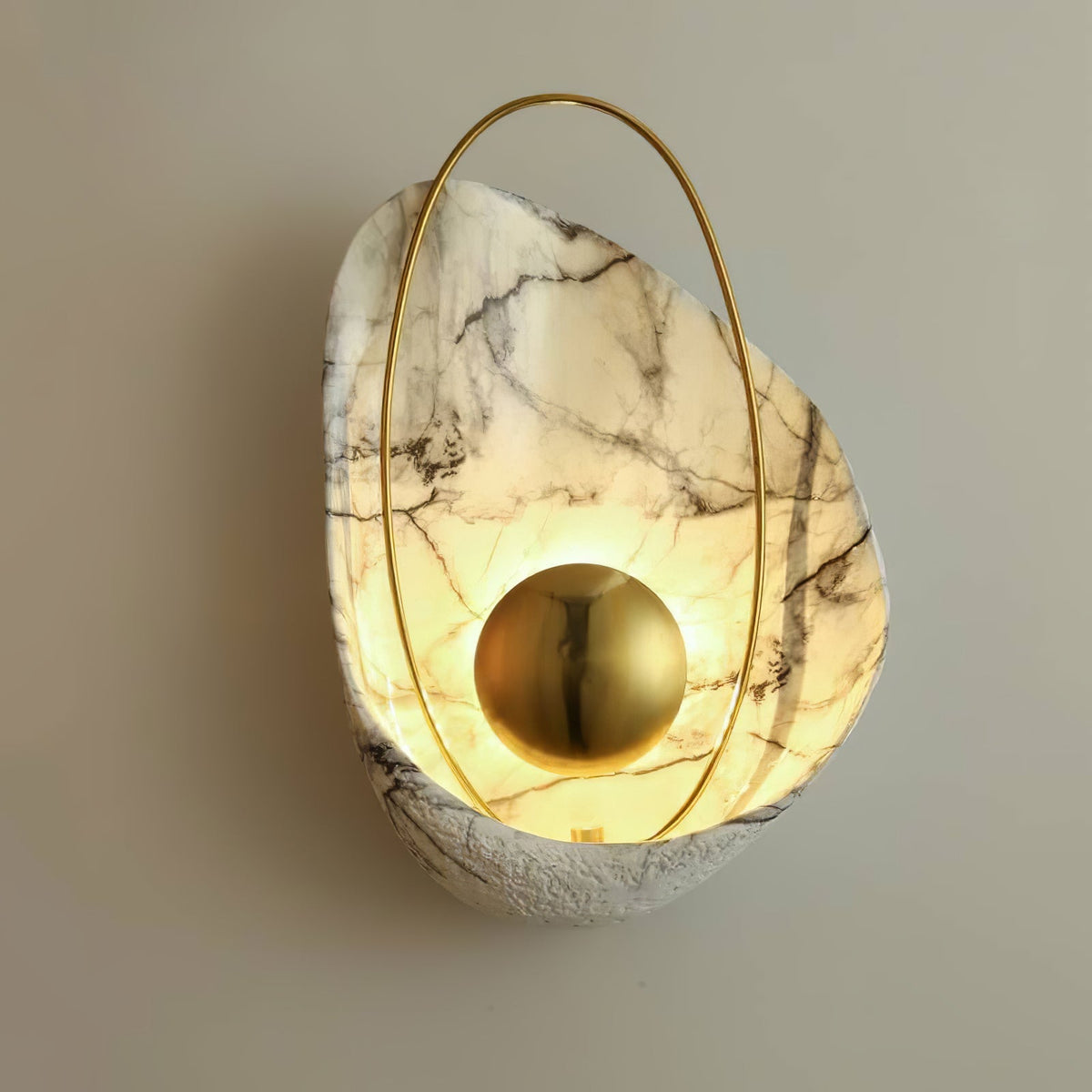 Vethaora Premium Noordse kunst Pearl hars wandlamp