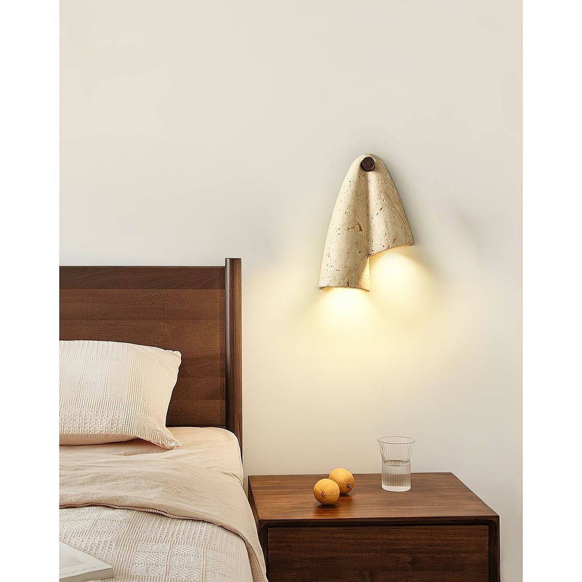 Seralaya travertin wandlamp
