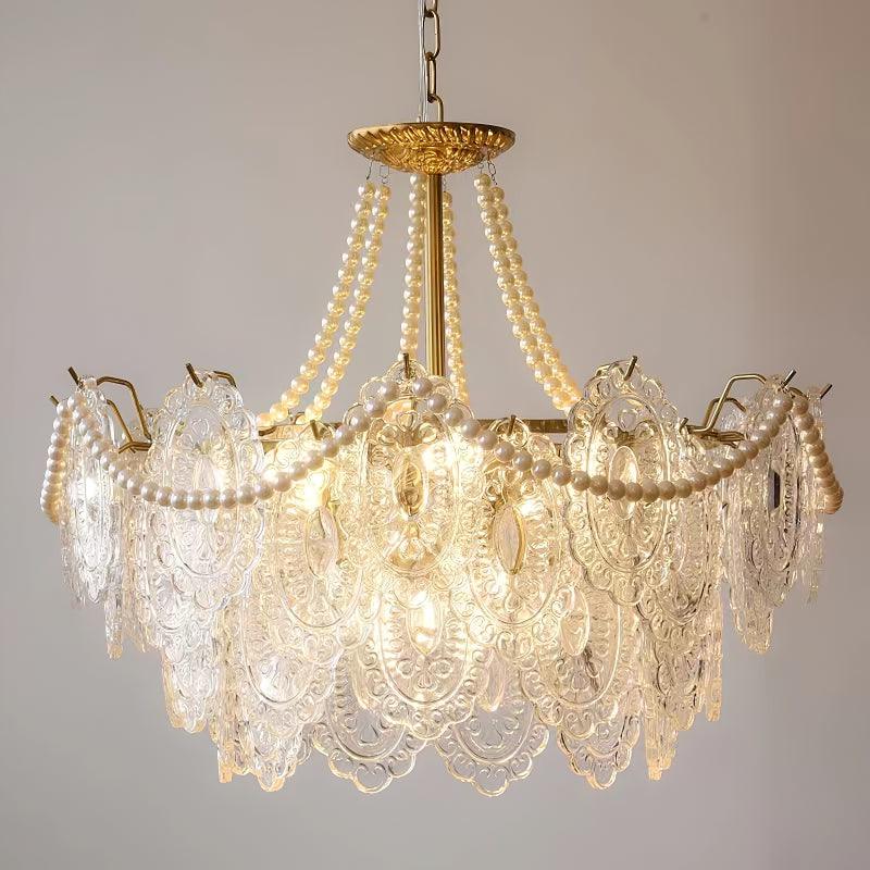 Eirivaine kroonluchter met glas