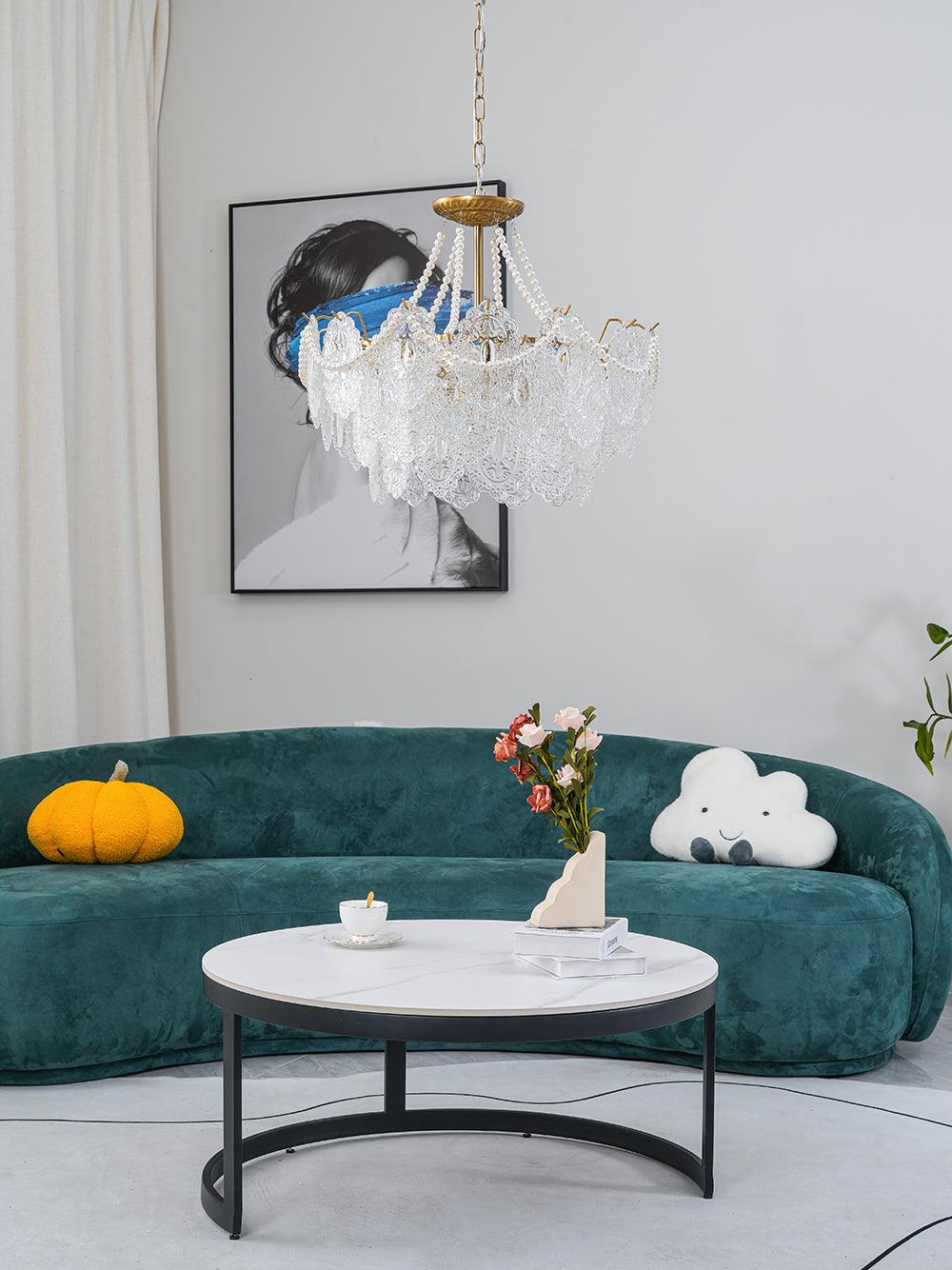 Eirivaine kroonluchter met glas