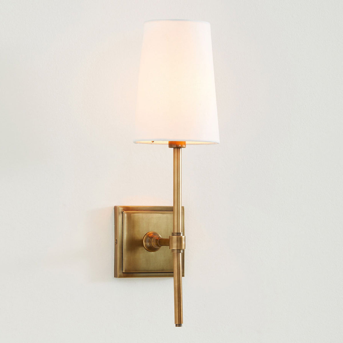 Vicarara Vintage Industrial messing Textiel wandlamp
