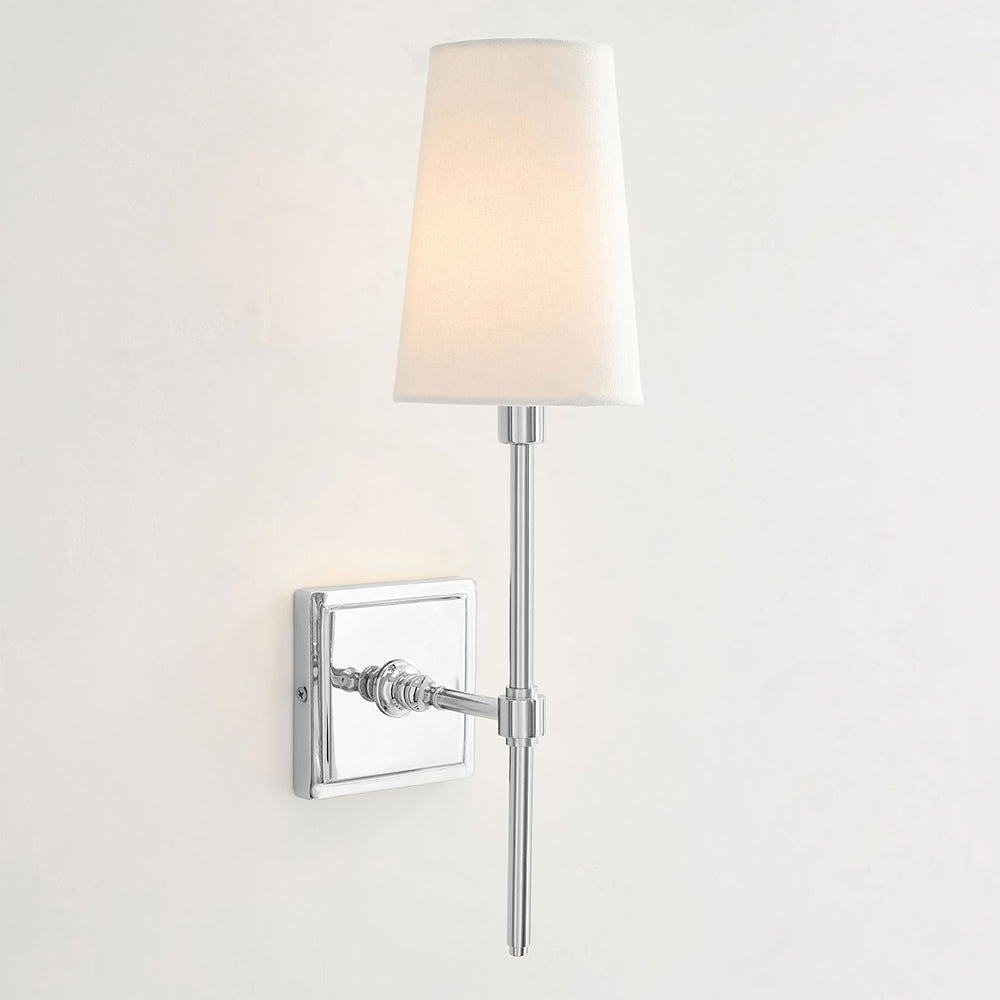 Vicarara Vintage Industrial messing Textiel wandlamp
