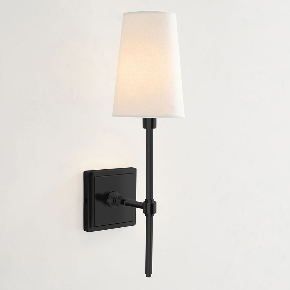 Vicarara Vintage Industrial messing Textiel wandlamp