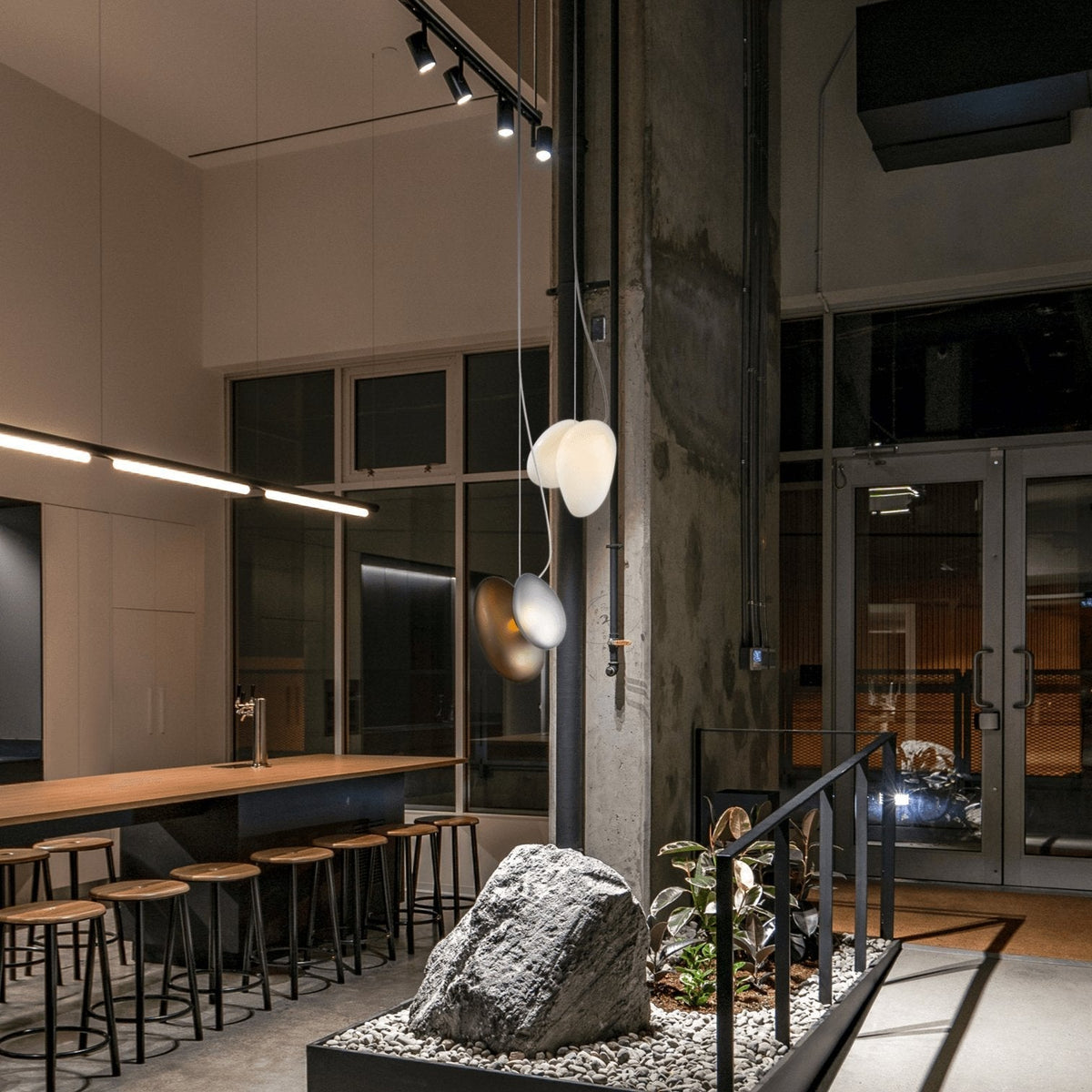 Mervan matglas hanglamp