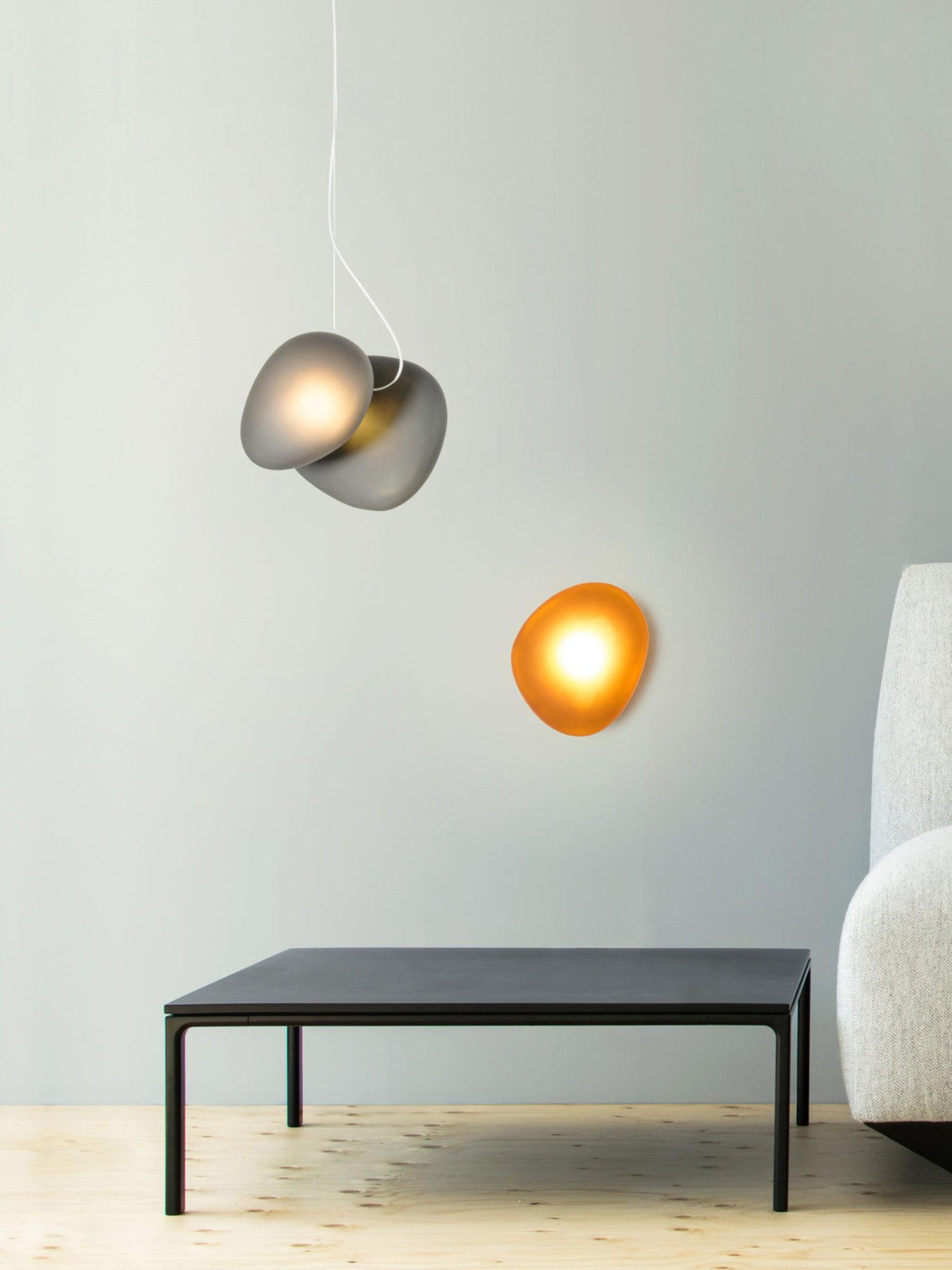 Mervan matglas hanglamp