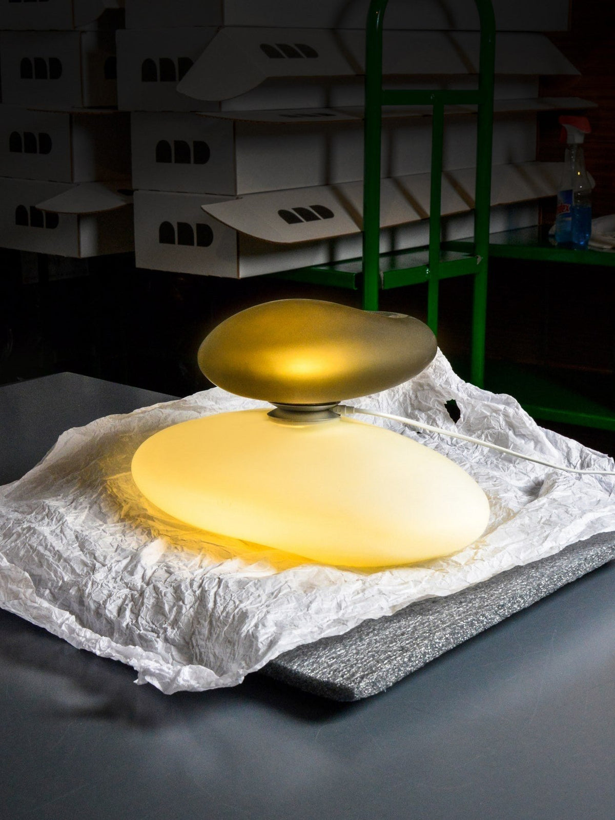 Mervan matglas hanglamp
