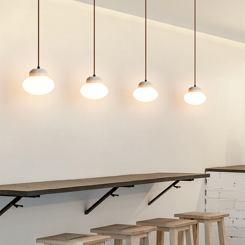 Sora kiezelvormige Sphere hanglamp