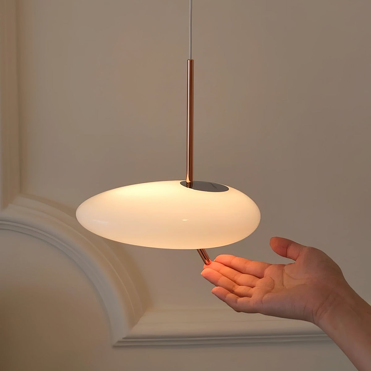 Velarena Moderne hanglamp van glas