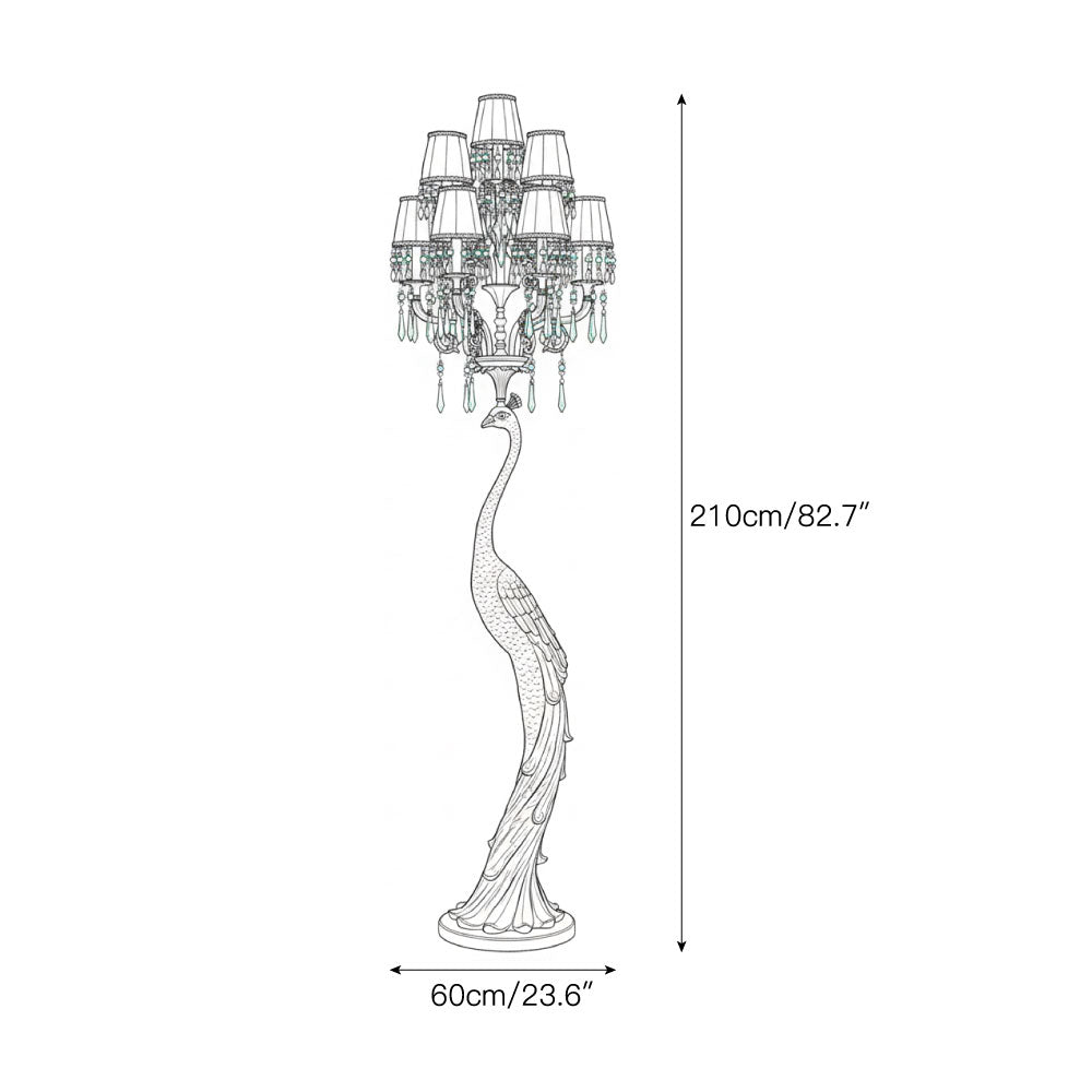Pavona vloerlamp & groen