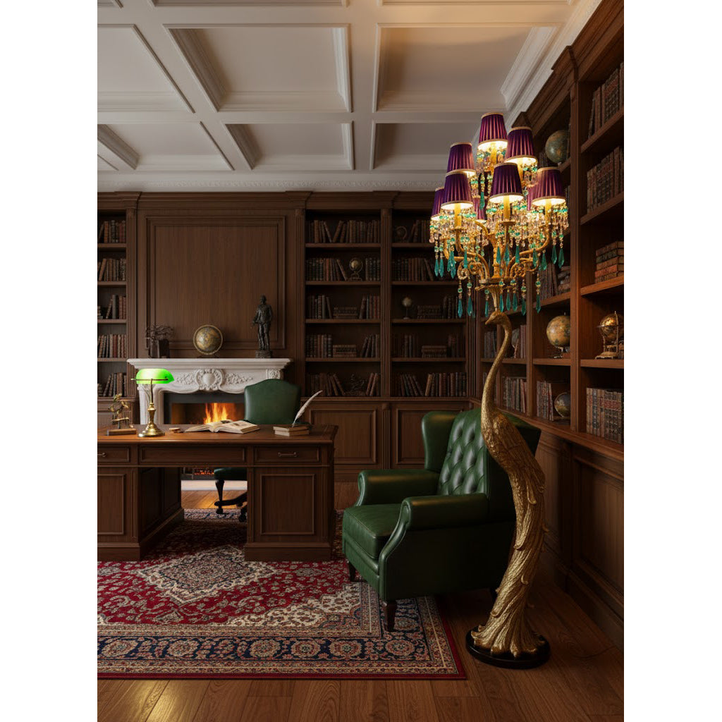 Pavona vloerlamp & groen