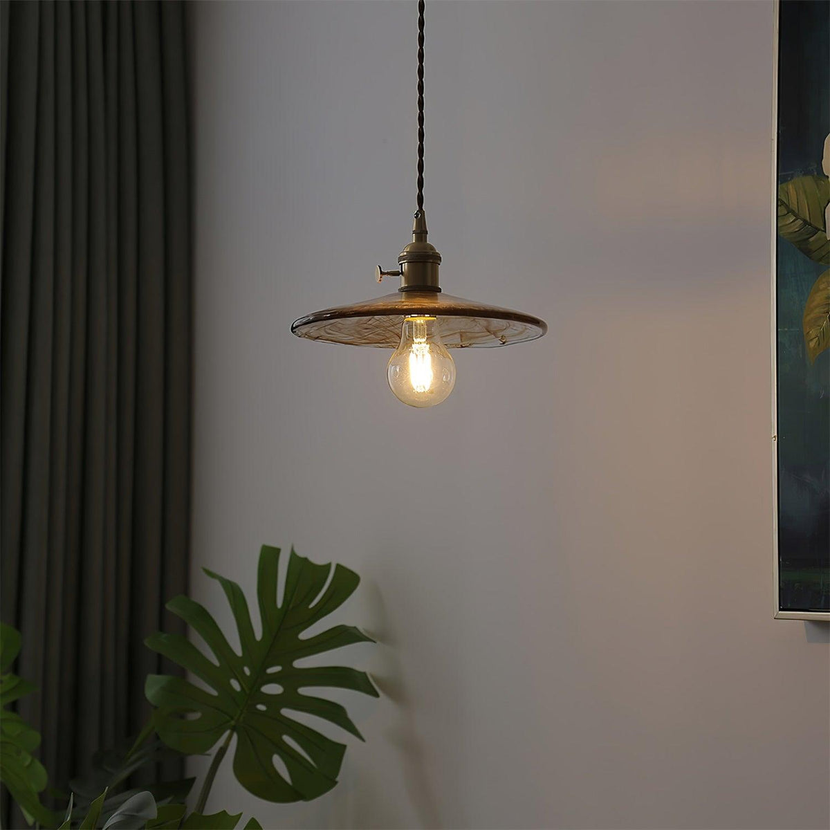 Sage Vintage glas hanglamp