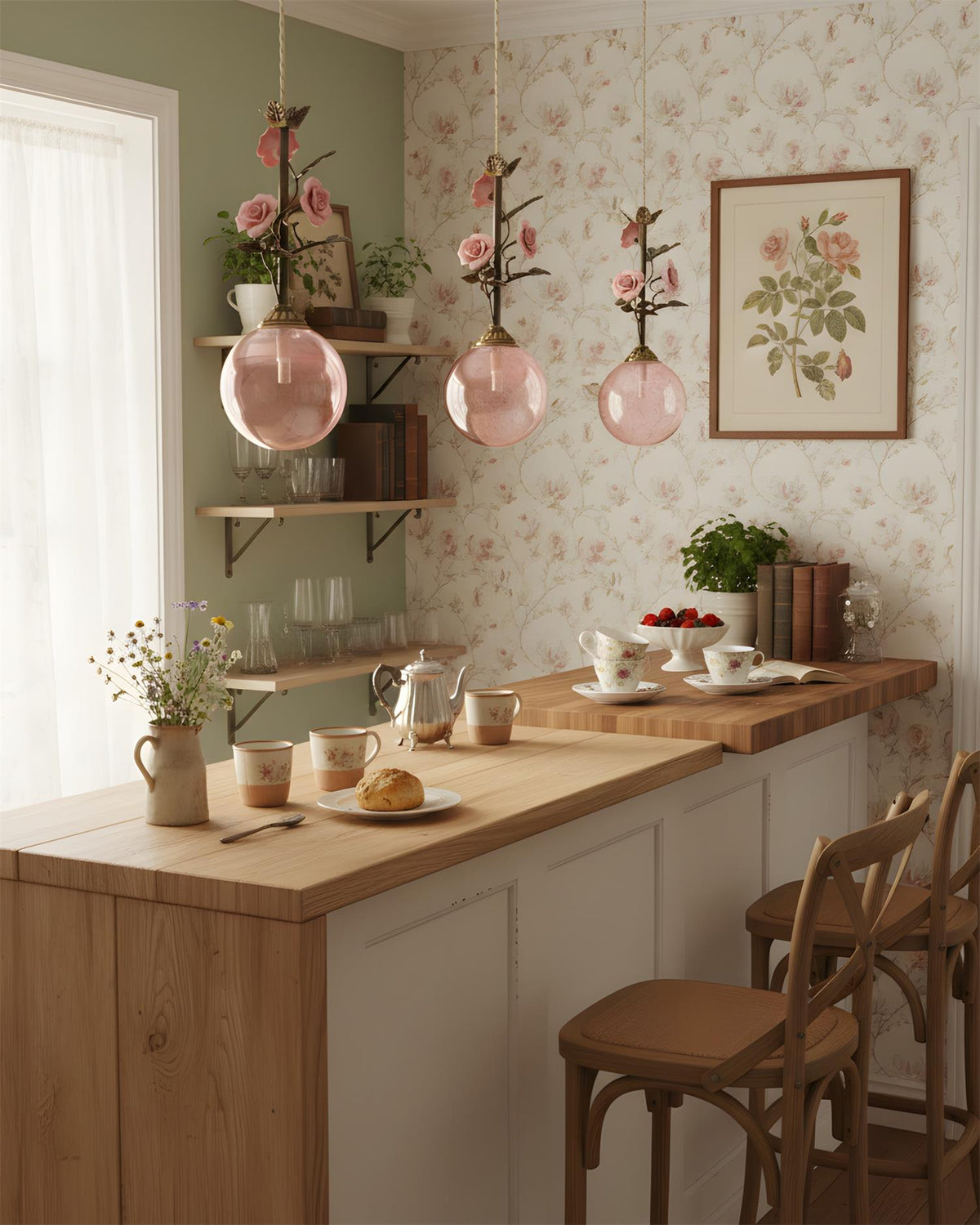 Mirerelia hanglamp roze