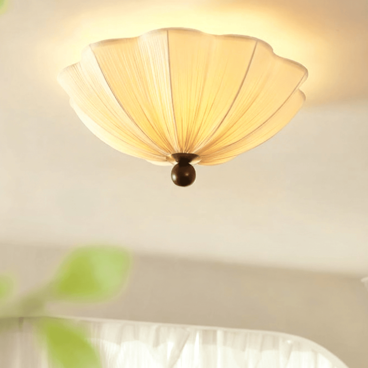 Smod plafondlamp met stoffen kap
