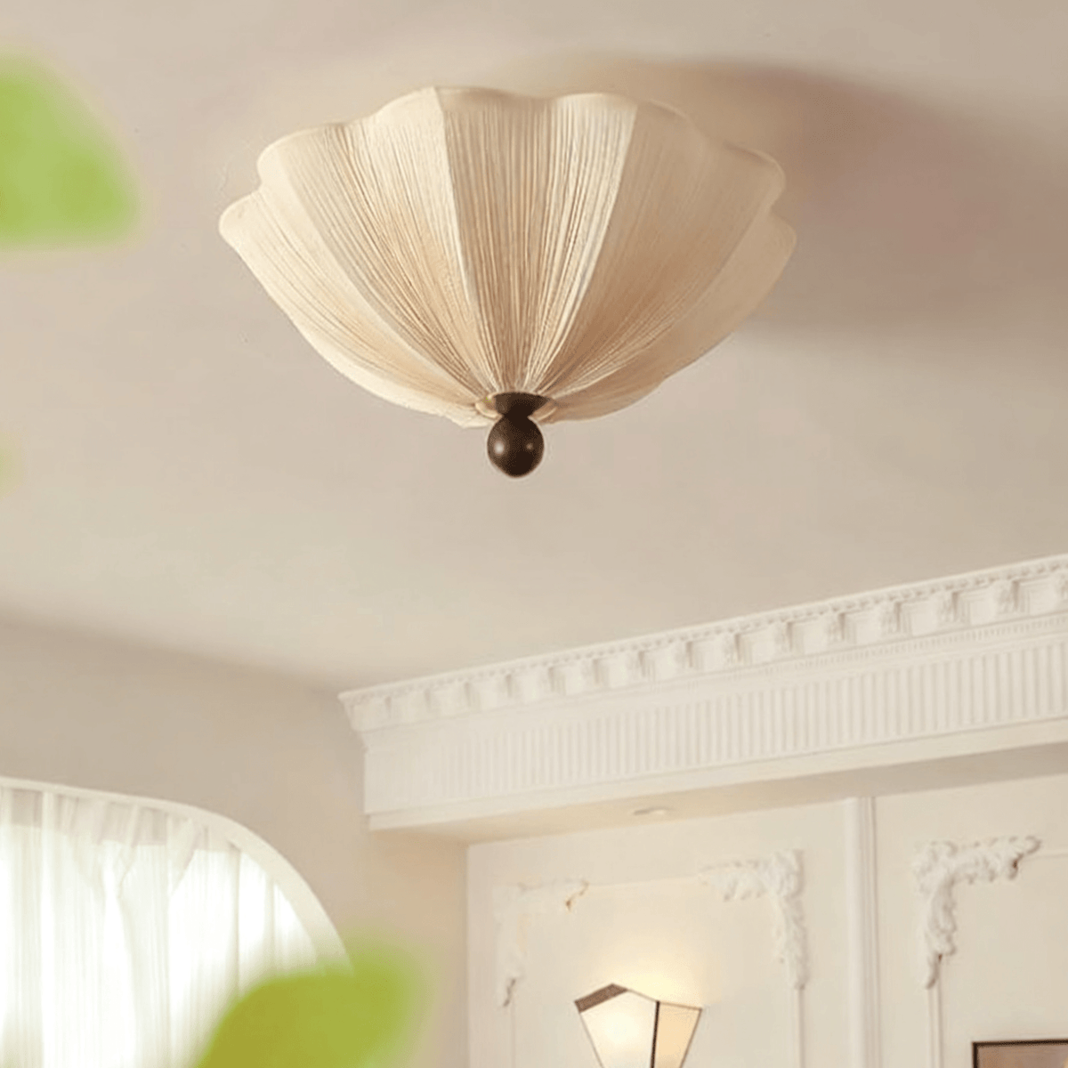 Smod plafondlamp met stoffen kap