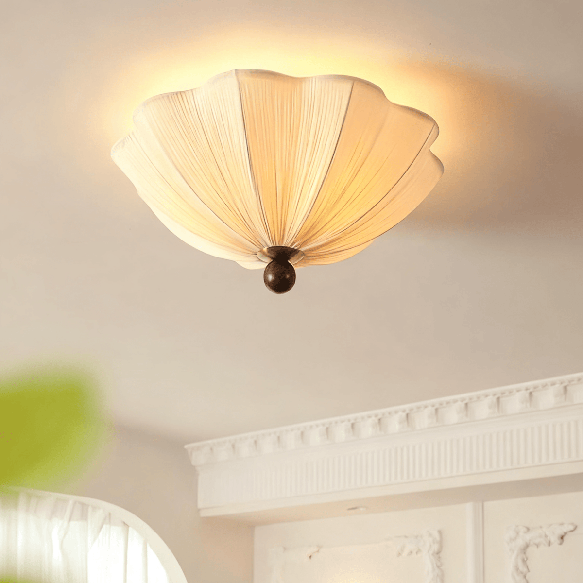 Smod plafondlamp met stoffen kap