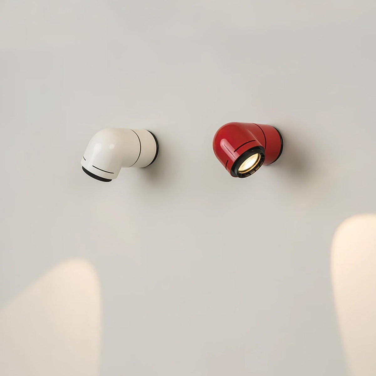 Sixu Moderne minimalistische unieke wandlamp in rood