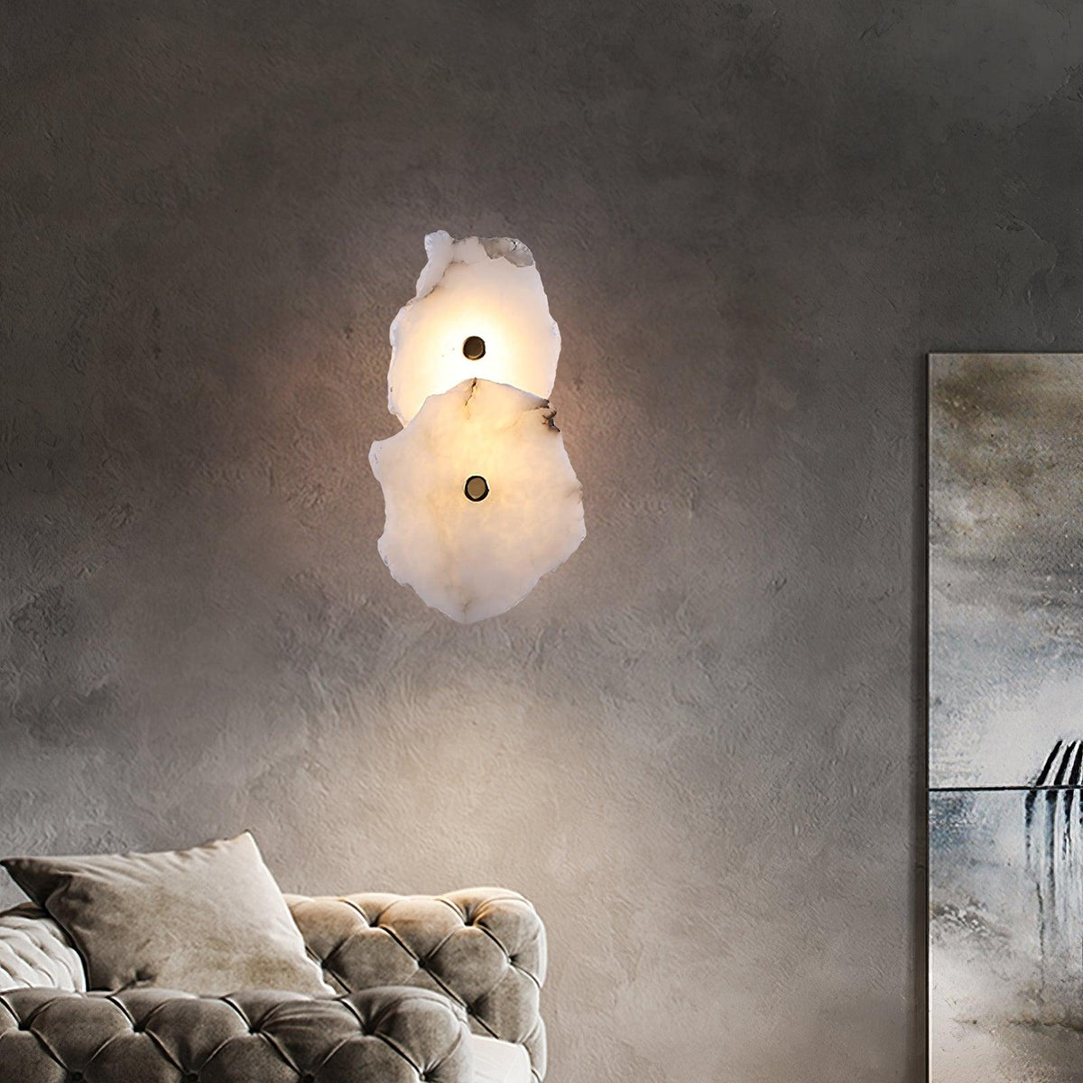 Alaeila Floral Cluster albasten wandlamp