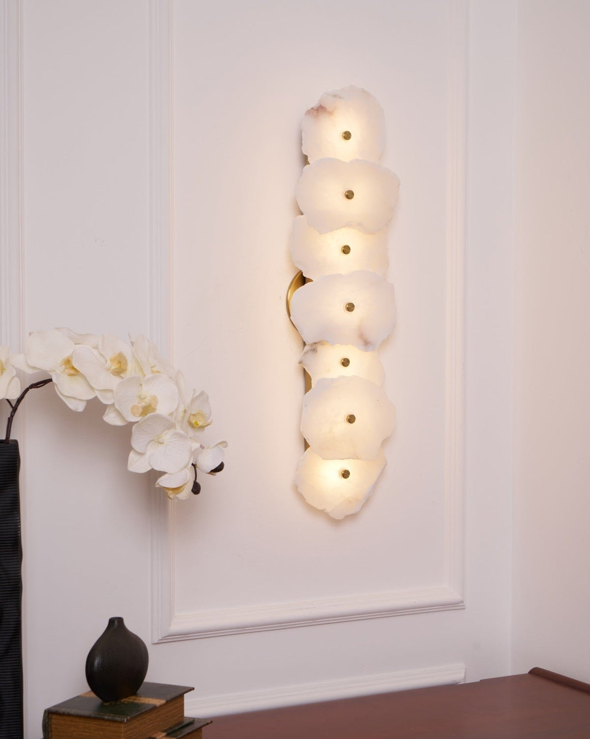 Alaeila Floral Cluster albasten wandlamp