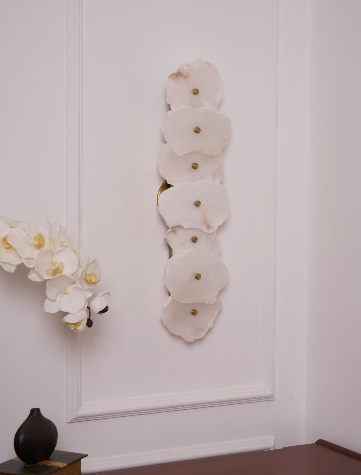 Alaeila Floral Cluster albasten wandlamp