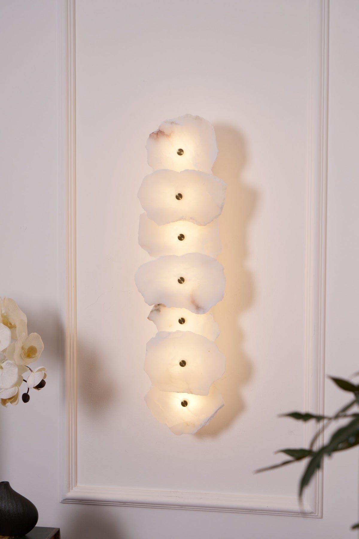 Alaeila Floral Cluster albasten wandlamp