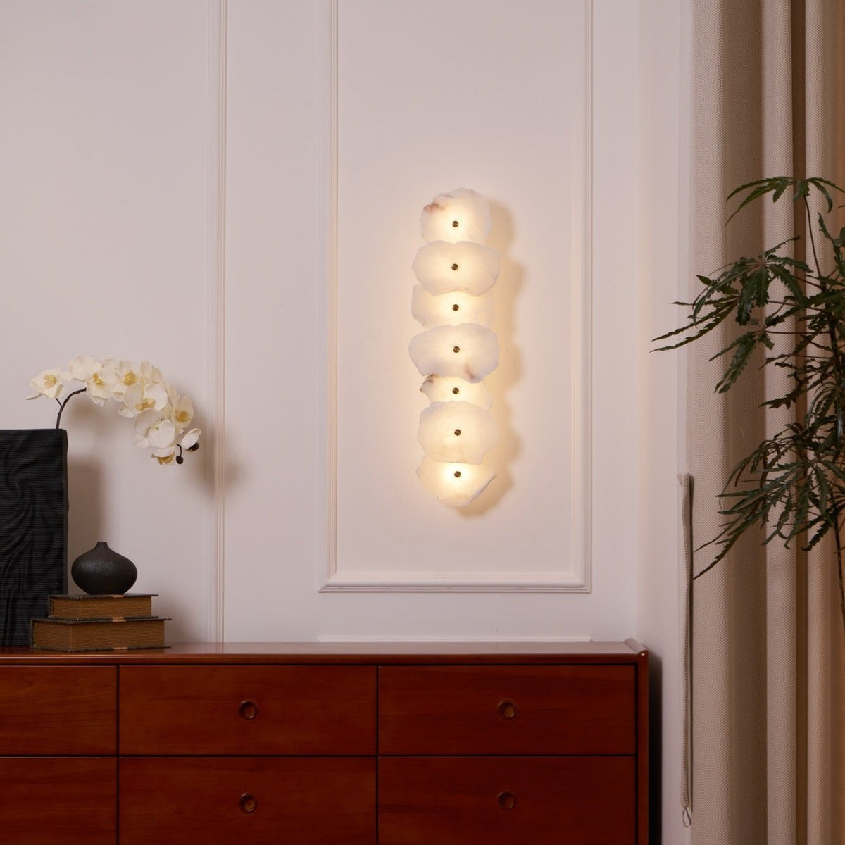 Alaeila Floral Cluster albasten wandlamp