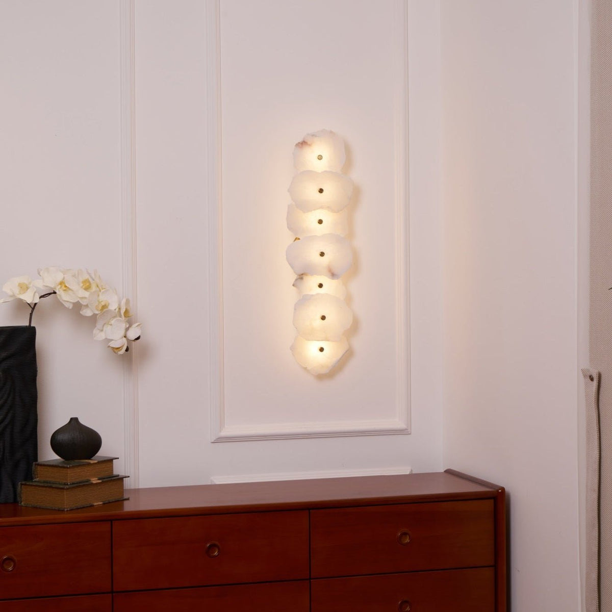 Alaeila Floral Cluster albasten wandlamp