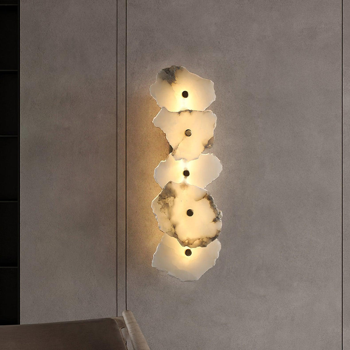 Alaeila Floral Cluster albasten wandlamp