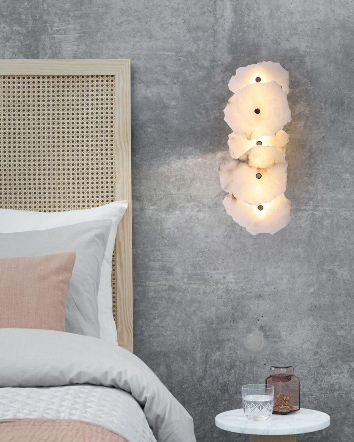 Alaeila Floral Cluster albasten wandlamp