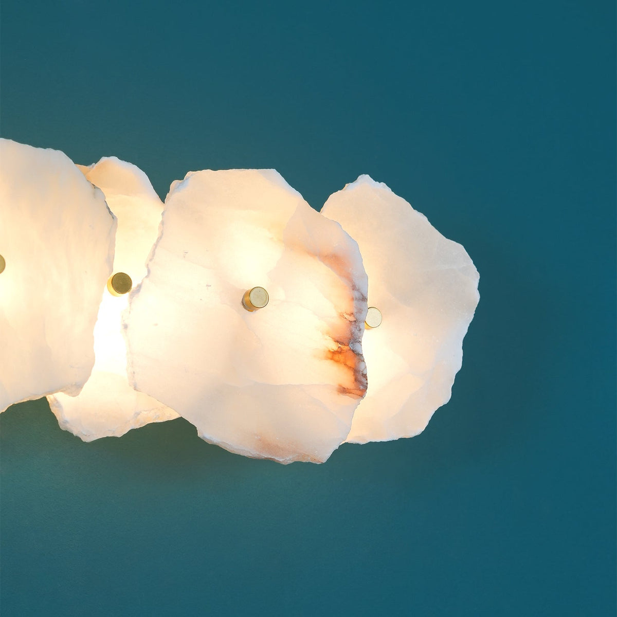 Alaeila Floral Cluster albasten wandlamp