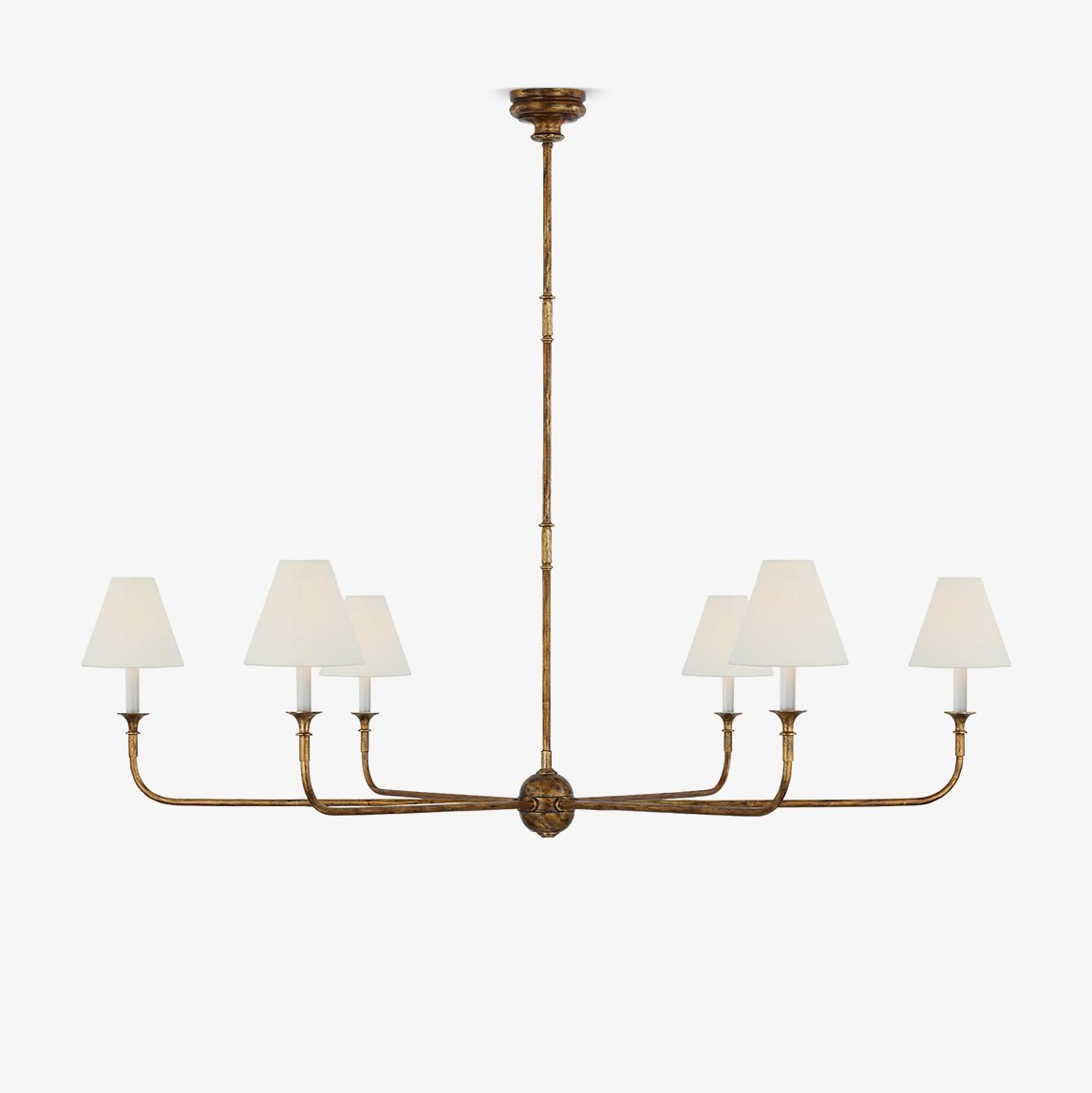 Lioroelia hanglamp zwart kaars afgeplat