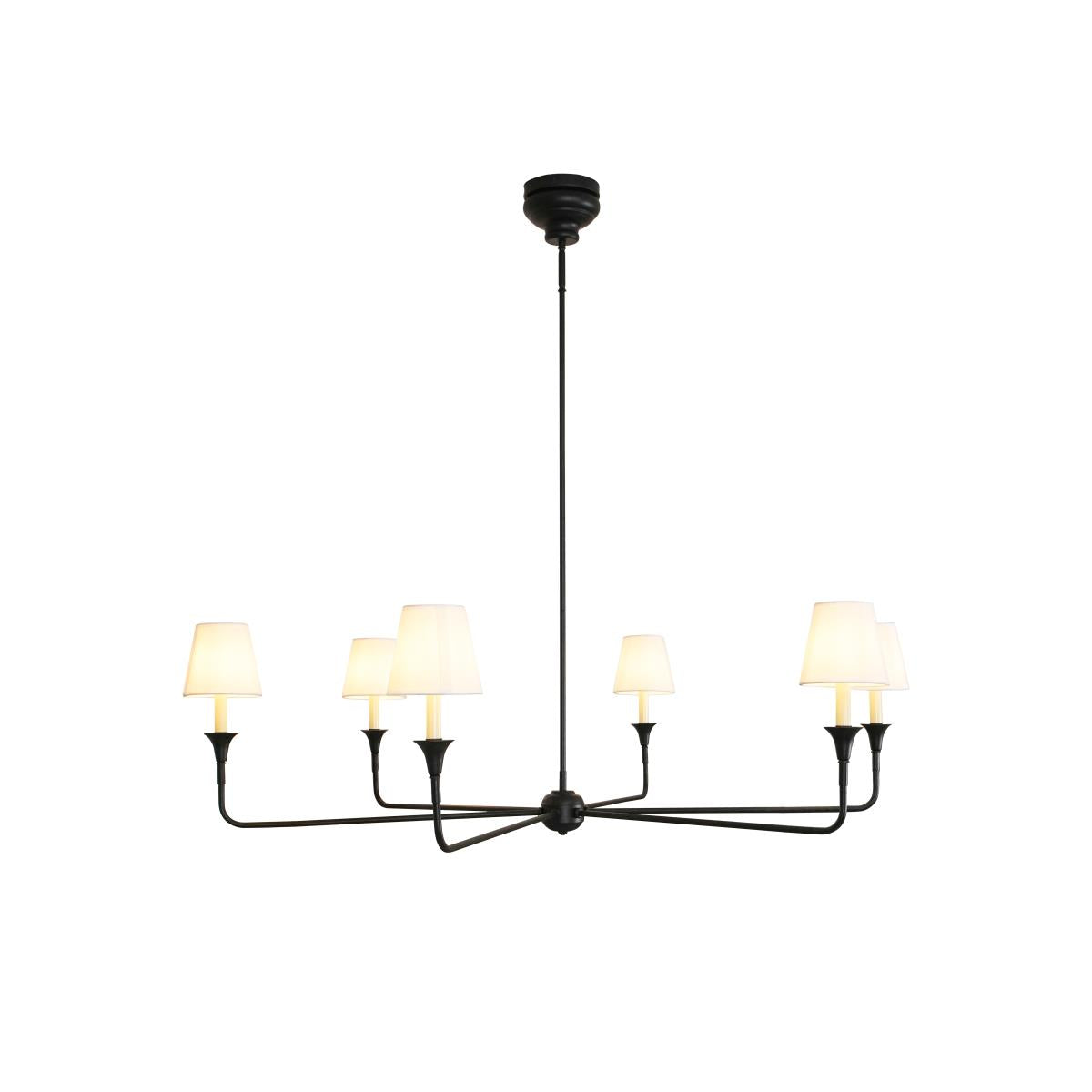 Arthaila Vintage Industrial Grote Stoffen Kroonluchter