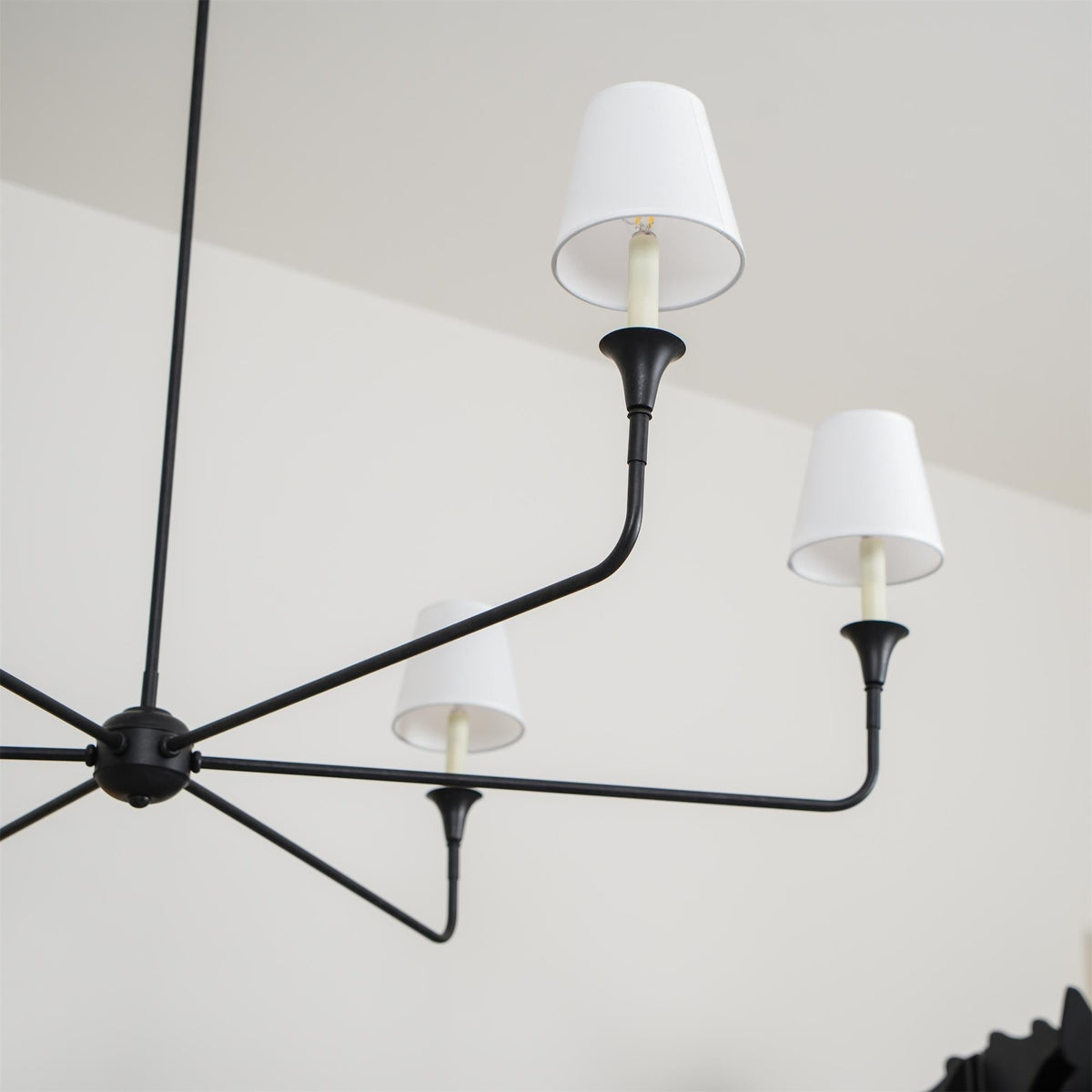 Arthaila Vintage Industrial Grote Stoffen Kroonluchter