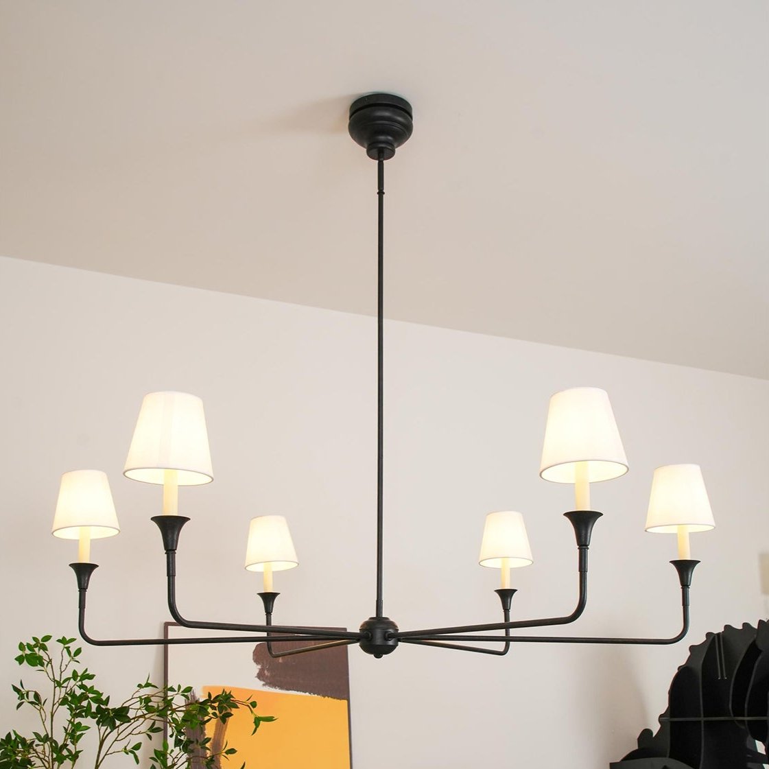 Arthaila Vintage Industrial Grote Stoffen Kroonluchter