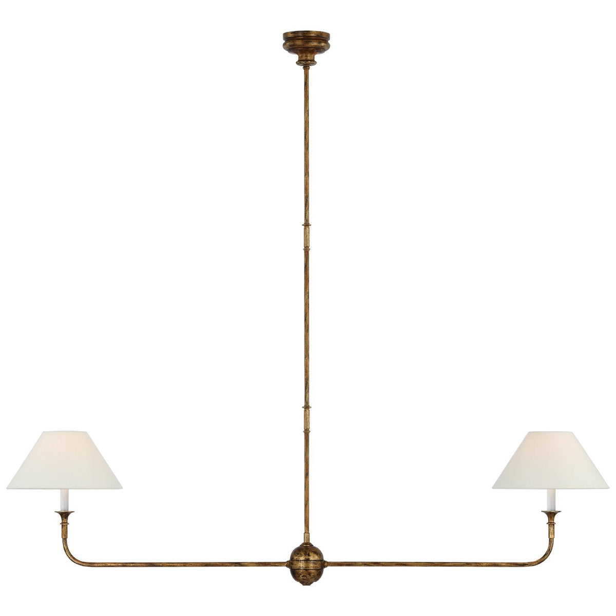Lioroelia hanglamp zwart kaars afgeplat