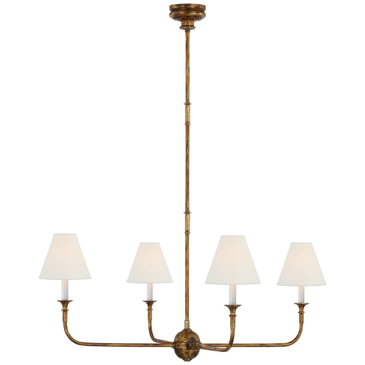 Lioroelia hanglamp zwart kaars afgeplat