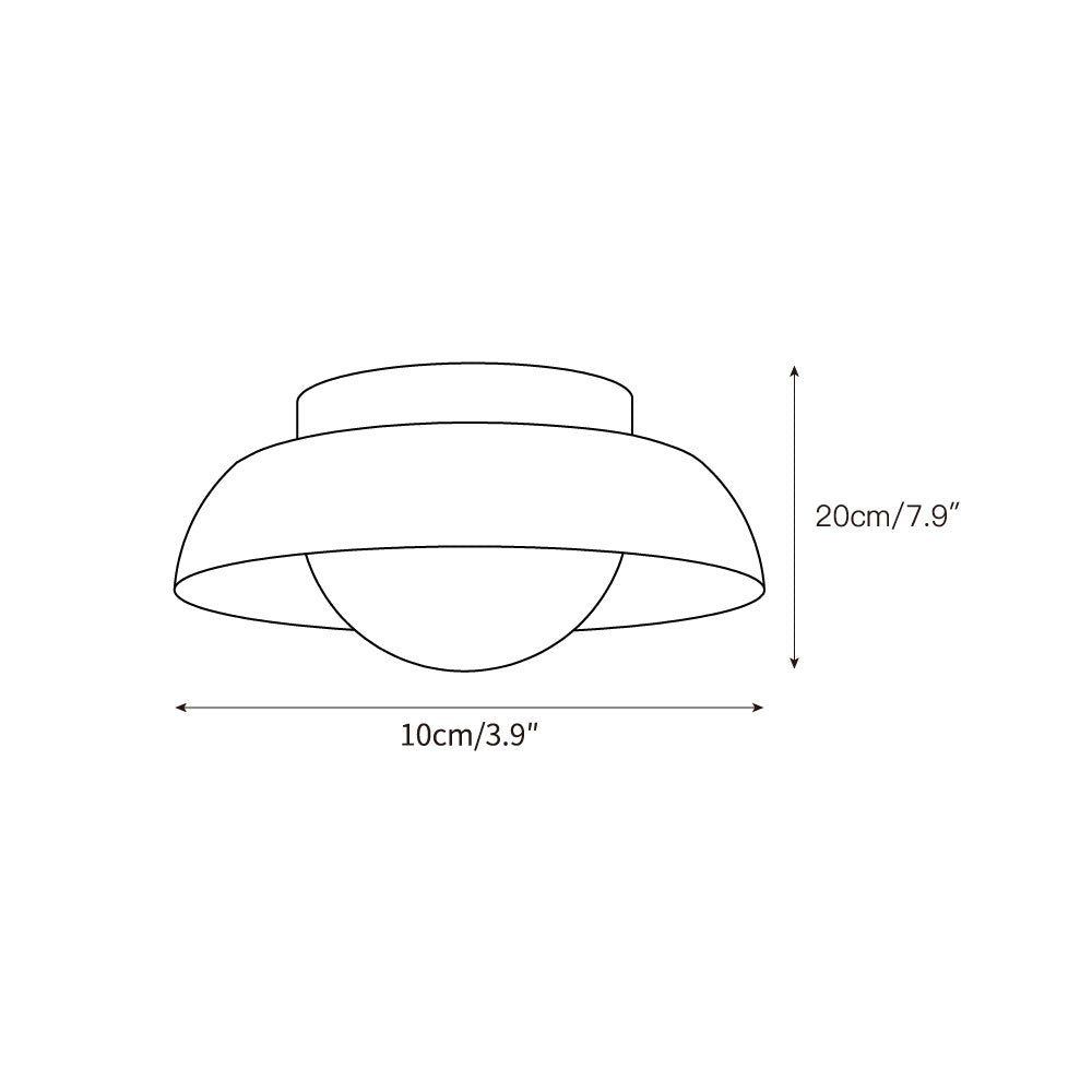Cuvela travertin plafondlamp