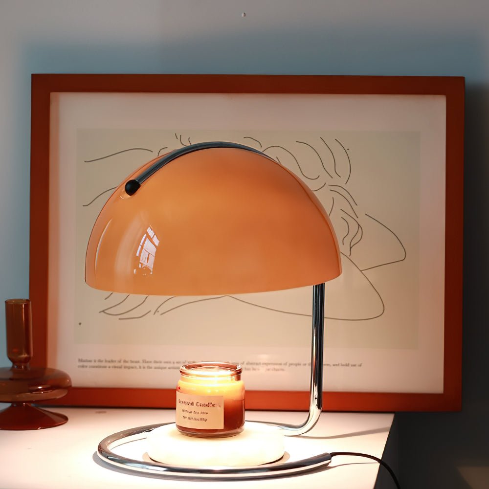 Caelis moderne tafellamp in oranje